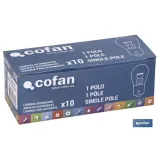 LÁMPARA COFAN P21W (BAU15s) 12V (Descentrada) venta unitaria