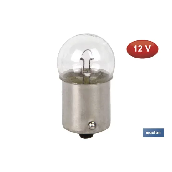 LÁMPARA COFAN PILOTO R5W (BA15s SCC) 12V venta unitaria