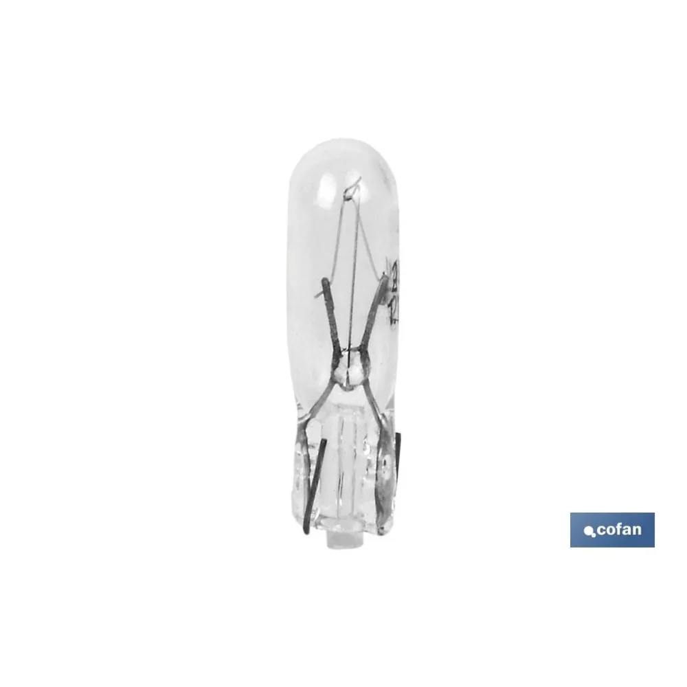 LÁMPARA S/CASQUILLO W1,2-T5 (W2X4, 6d) 24V venta unitaria