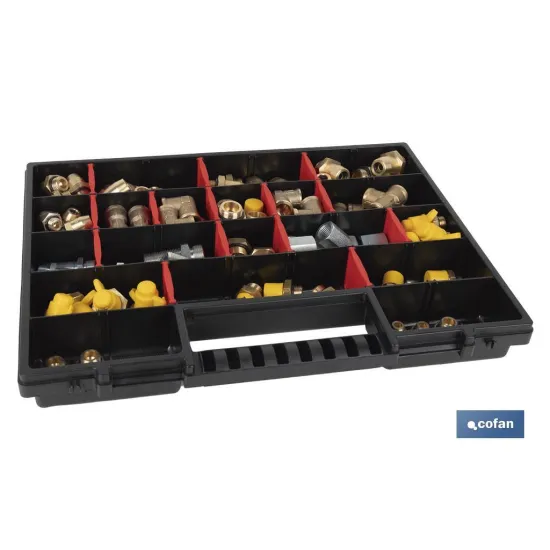 MALETIN RACORES METÁLICOS RAUFOSS 90 pcs