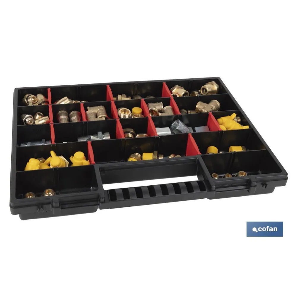 MALETIN RACORES METÁLICOS RAUFOSS 90 pcs