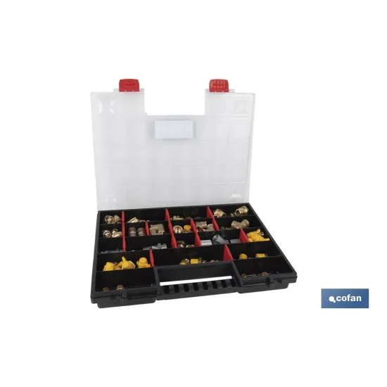 MALETIN RACORES METÁLICOS RAUFOSS 90 pcs