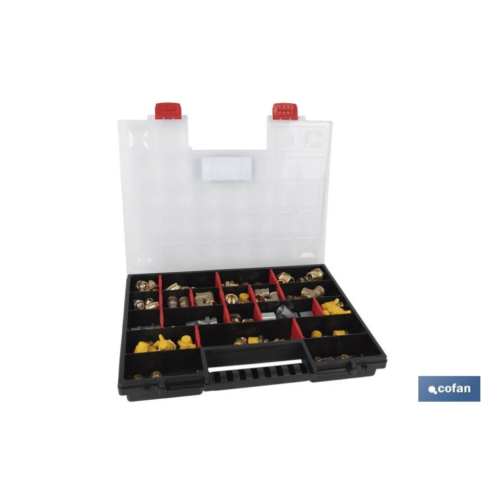 MALETIN RACORES METÁLICOS RAUFOSS 90 pcs