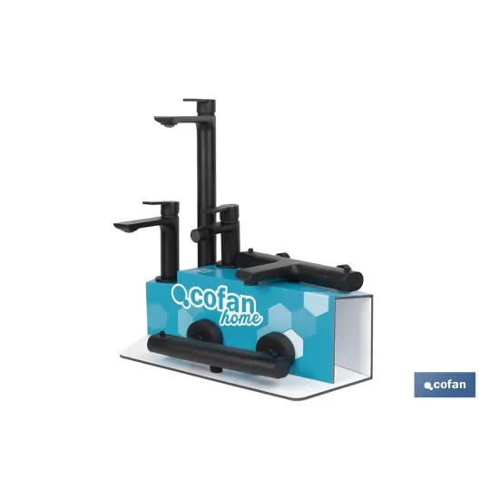 KIT DE GRIFERIA + EXPOSITOR MODELO KERCH