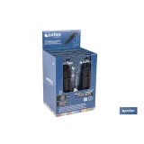 EXPOSITOR DE CÚTER ANTIDESLIZANTE HEAVY DUTY 25 MM 12 UDS.