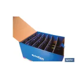 EXPOSITOR DE FLEXÓMETROS MAGNÉTICOS 19 MM X 5 M 12 UDS.
