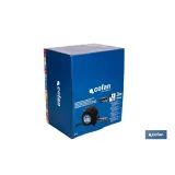 EXPOSITOR FLEXÓMETRO HOJA NEGRA DOBLE CARA 19 MM X 3 M 12 UDS.