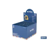 EXPOSITOR DE FLEXÓMETROS 16 MM X 3 M 12 UDS.