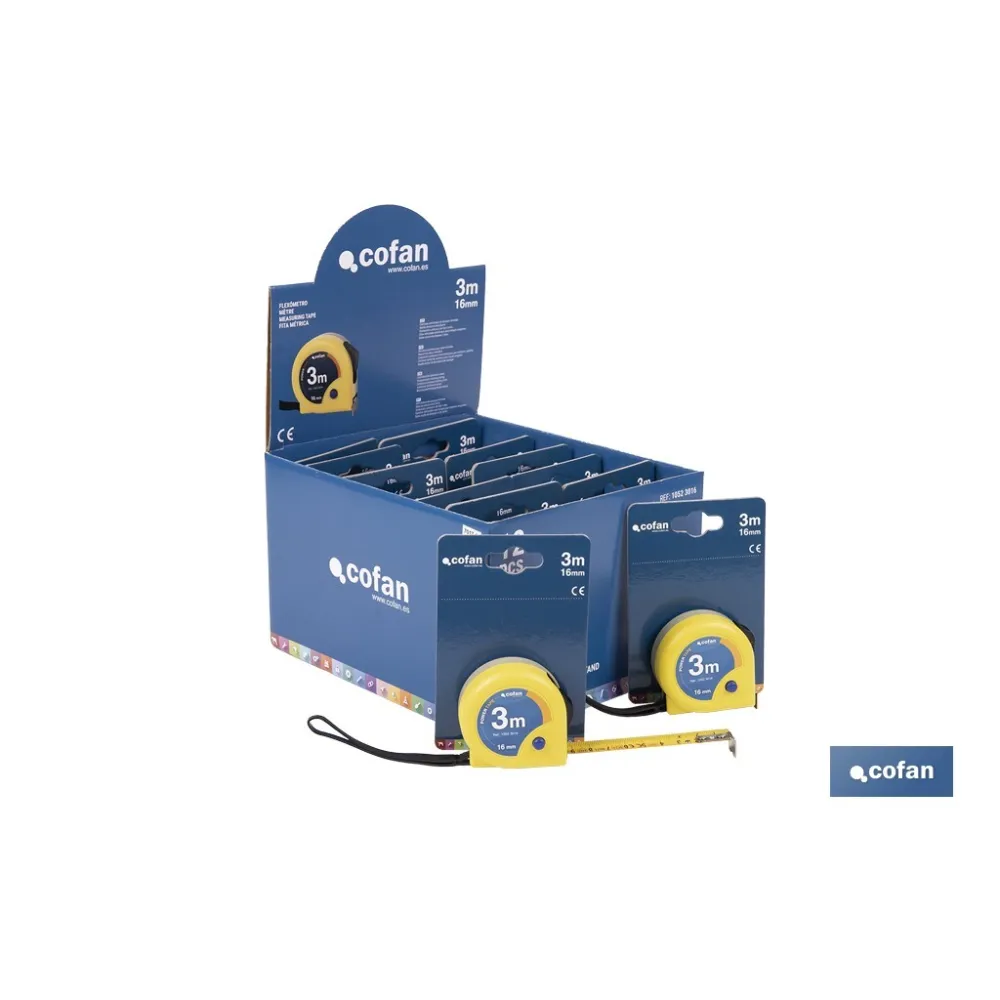 EXPOSITOR DE FLEXÓMETROS 16 MM X 3 M 12 UDS.