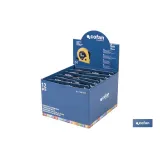 EXPOSITOR DE FLEXÓMETROS 19 MM X 5 M 12 UDS.