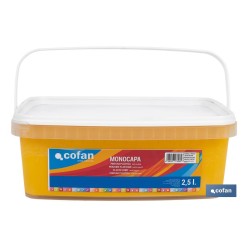 PINTURA PLÁSTICA MONOCAPA Amarillo Medio (2,5 LT)