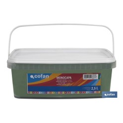 PINTURA PLÁSTICA MONOCAPA Verde Medio (2,5 LT)