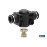 REGULADOR DE FLUJO UNIDIRECCIONAL EN LINEA TUBO-TUBO D-12