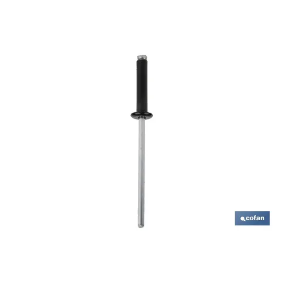 REMACHE ALUMINIO NORMAL NEGRO 3.2 X 12 MM