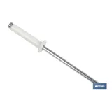 REMACHE ALUMINIO NORMAL BLANCO 4.8 X 30 MM