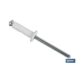 REMACHE DE FLOR BLANCO 4 X 20 MM