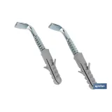 SET DE 2 PCS. TACO Y ALCAYATA PARA TERMO Y CALENTADOR 8 X 65 MM