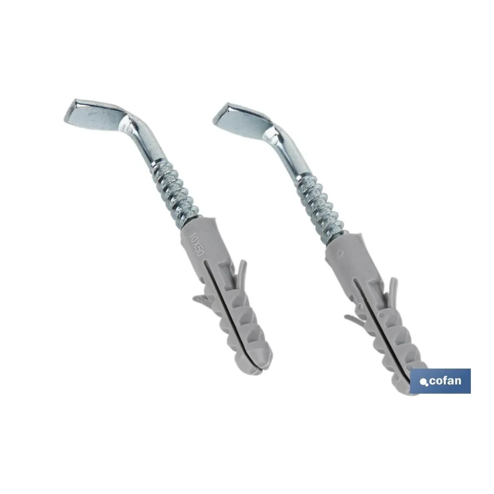 SET DE 2 PCS. TACO Y ALCAYATA PARA TERMO Y CALENTADOR 10 X 75 MM