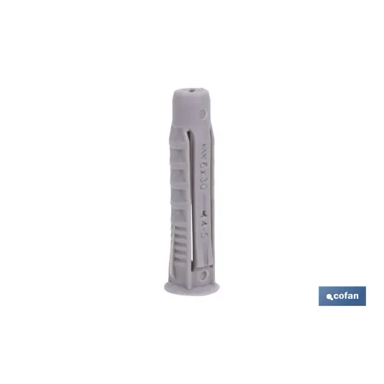 TACO NYLON PA-6 M-6X30 BOTE DE 1.000 UDS.