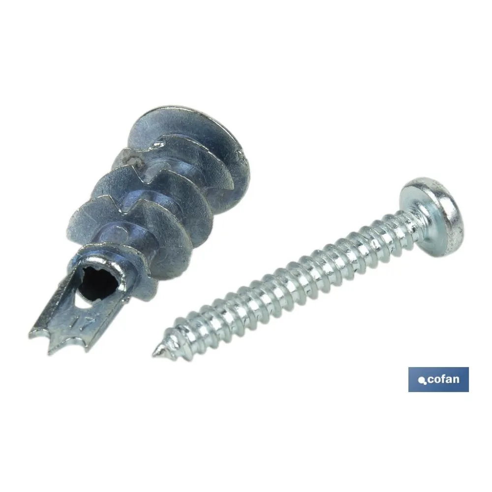 TACO ZAMAK 13X32 PARA PLACAS C/TORNILLO 4,2X32