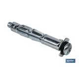 ANCLAJE METÁLICO PARA MATERIALES HUECOS MÁX. 33 MM TORNILLO M4 X 53 MM Ø8 MM Venta unitaria