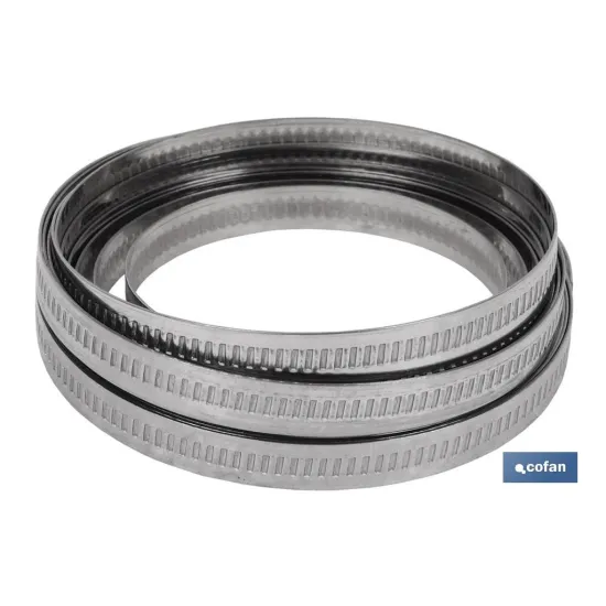 ABRAZADERA CONTINUA INOX PARA CORTAR EN 30 MTS (9 MM)