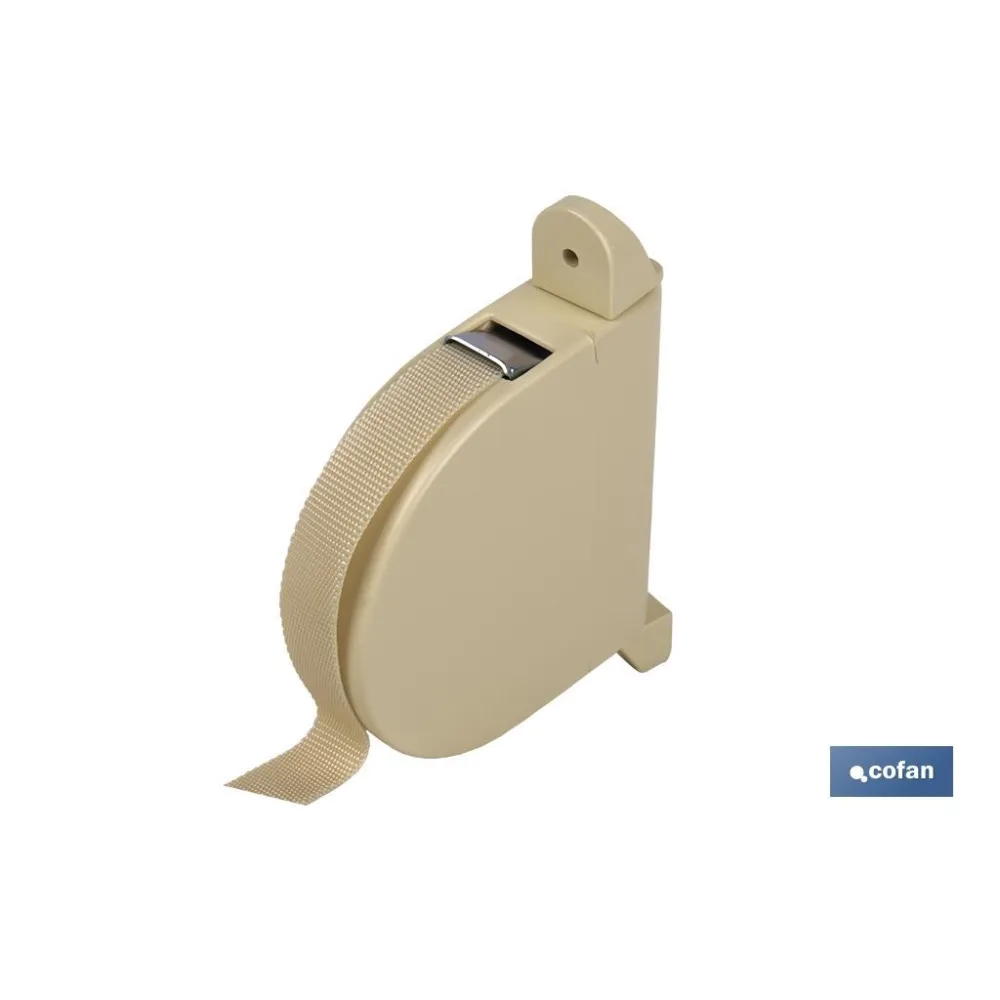 RECOGEDOR ABATIBLE PERSIANA MARFIL 6MX14 MM