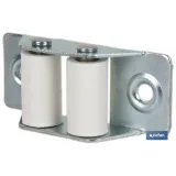 PASACINTAS METÁLICO CON RODILLO DE NYLON 21X50 MM VENTA UNITARIA
