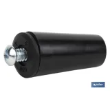 TOPE PERSIANA 40 MM NEGRO CON TORNILLO M-6 VENTA UNITARIA