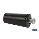 TOPE PERSIANA 40 MM MARRÓN CON TORNILLO M-6