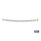 CONEXIÓN FLEXIBLE INOX PARA TERMO M1/2 - H3/4 40 CM.