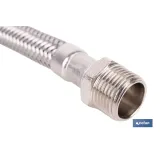 CONEXIÓN FLEXIBLE INOX. M3/8- H1/2 50 CM