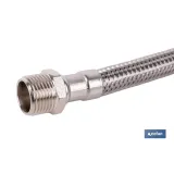 CONEXIÓN FLEXIBLE INOX. M3/8- H3/8 50 CM