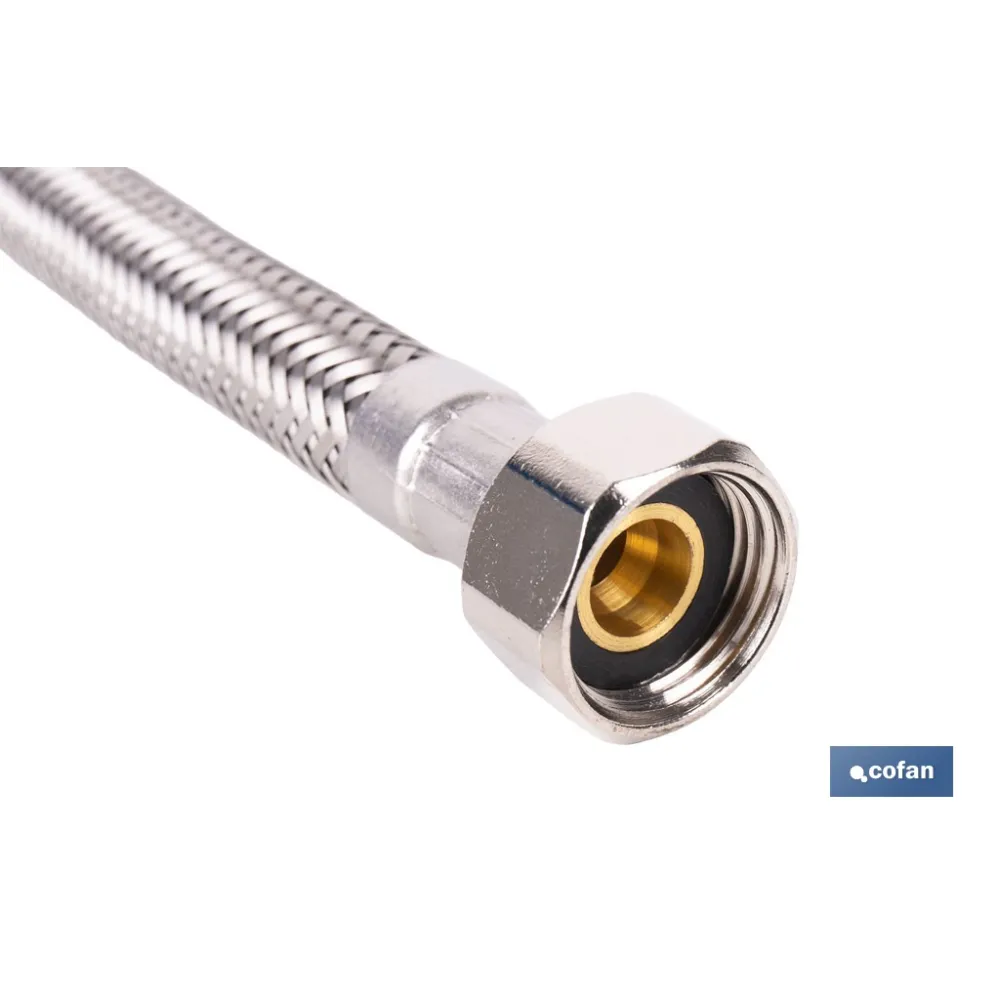 CONEXIÓN FLEXIBLE INOX. H3/8- H3/8 50 CM