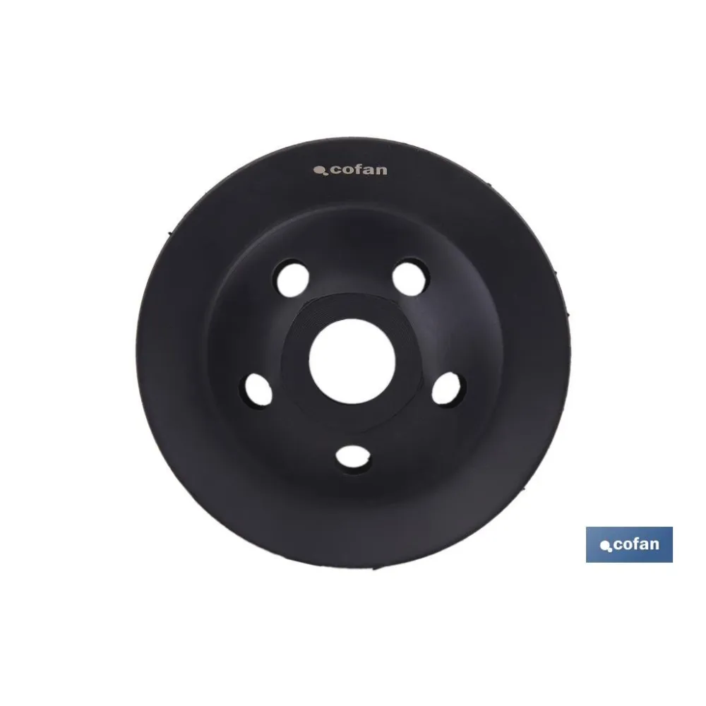 PLATO RECTIFICADOR CARBURO DE TUNGSTENO MULTIMATERIALES Ø115 X 22,23 GRANO GRUESO