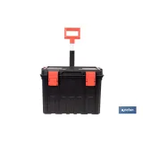 CAJA DE HERRAMIENTAS HEAVY DUTY CON ASA TELESCÓPICA Y RUEDAS 530 x 355 x 390 MM