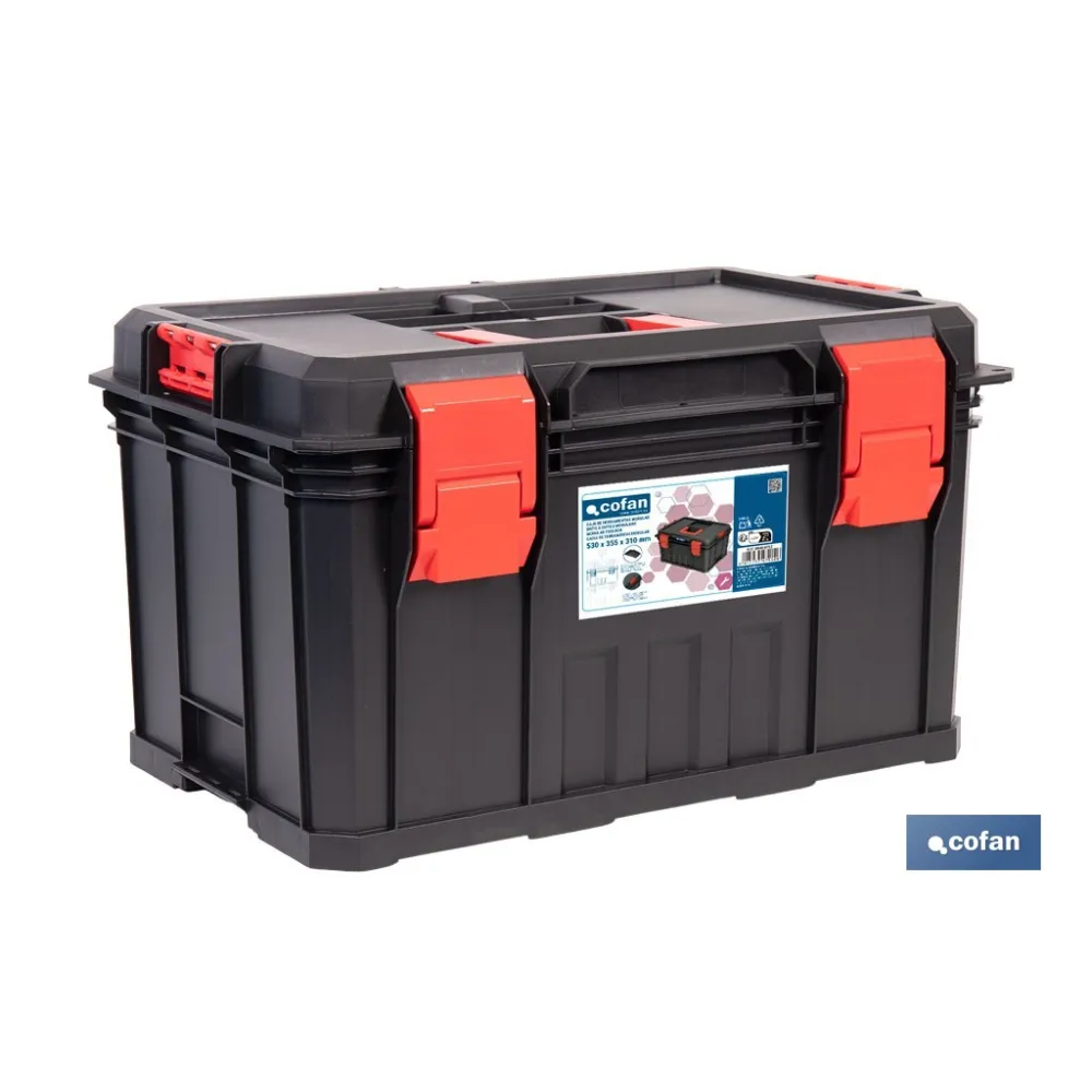 CAJA DE HERRAMIENTAS MODULAR CON SEPARADORES