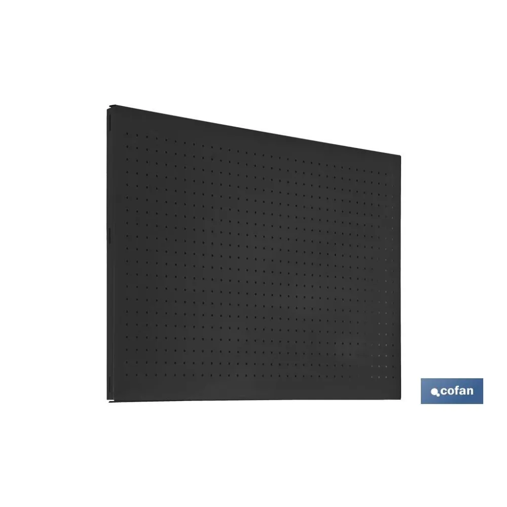 PANEL DE HERRAMIENTAS ANTRACITA CON 8 GANCHOS L-1200 MM