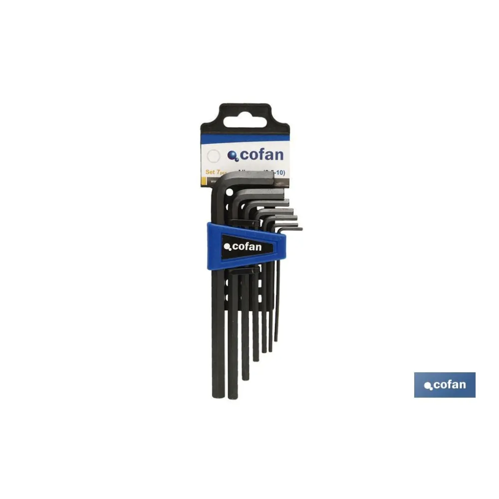 SET LLAVES HEXAG. 7 Uds. (2,5-10)