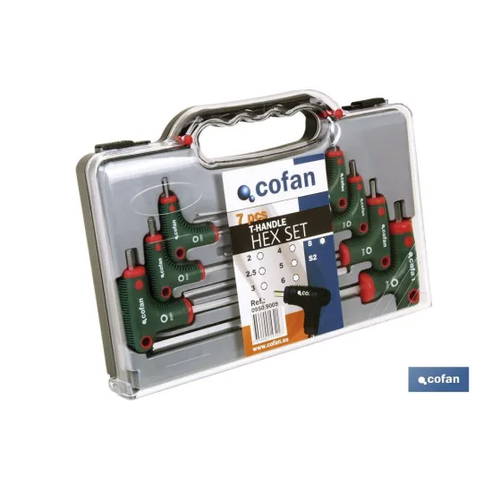 SET DESTORNILLADOR T 7 PCS HEXAG.
