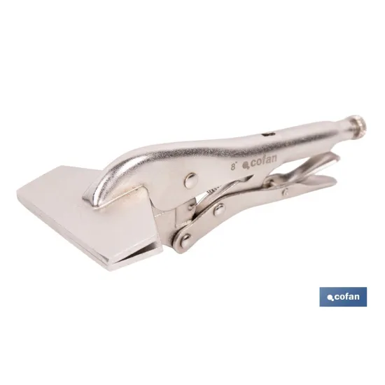 TENAZA GRIP C/MORDAZAS CHAPA 8