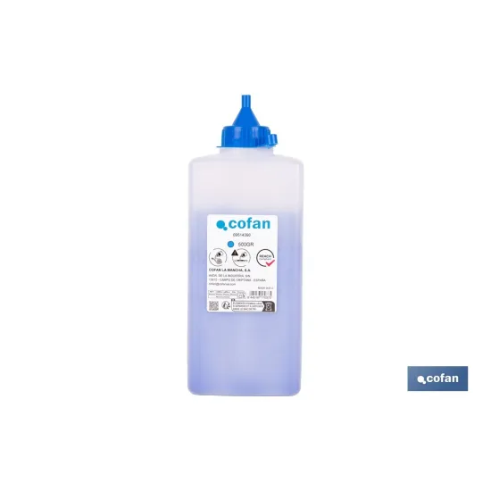 FRASCO DE POLVO AZUL 500 GRS