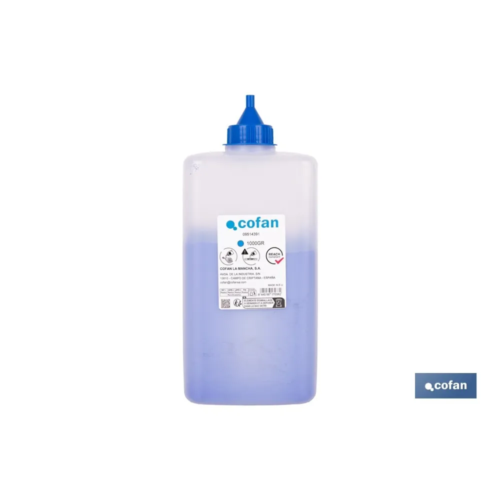 FRASCO DE POLVO AZUL 1000 GRS