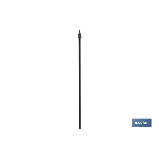 PLANTADOR CUADRADO 45 X 45 X 1230 MM CON MANGO METÁLICO 1760 G