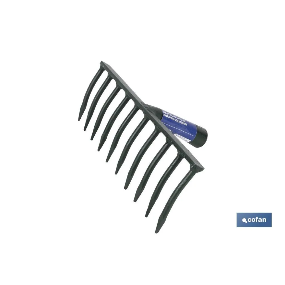 RASTRILLO 16 PUAS FORJADO 500X100MM