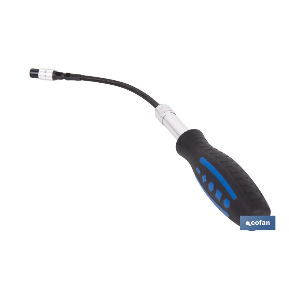 DESTORNILLADOR PORTAPUNTAS VARILLA FLEXIBLE