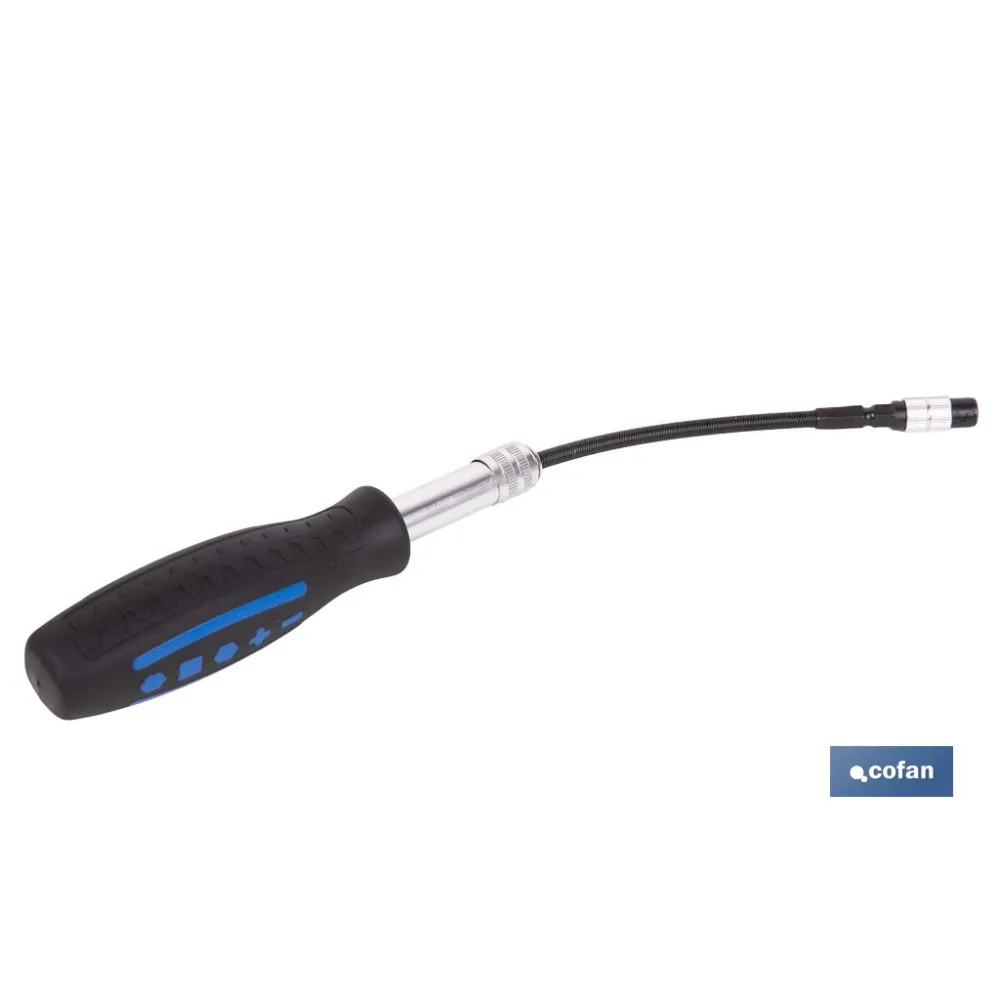 DESTORNILLADOR PORTAPUNTAS VARILLA FLEXIBLE
