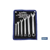 SET 6 PCS LLAVES COMBINADAS DE 8 A 19
