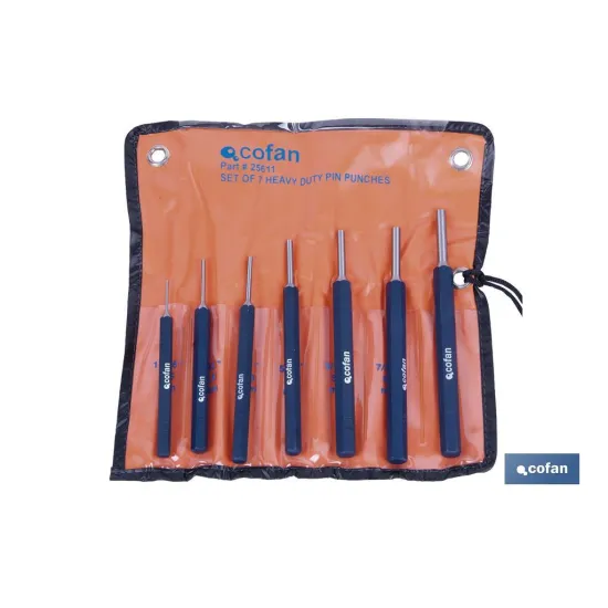 CONJUNTO 7 PCS BOTADOR CILINDRICO 1,5-6 MM