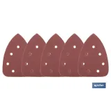 HOJA DE LIJADO LIJADORA MOUSE 7 AGUJEROS 100 X 140 MM G 80